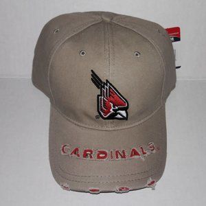 BSU Ball State University Cardinals Distressed Cap